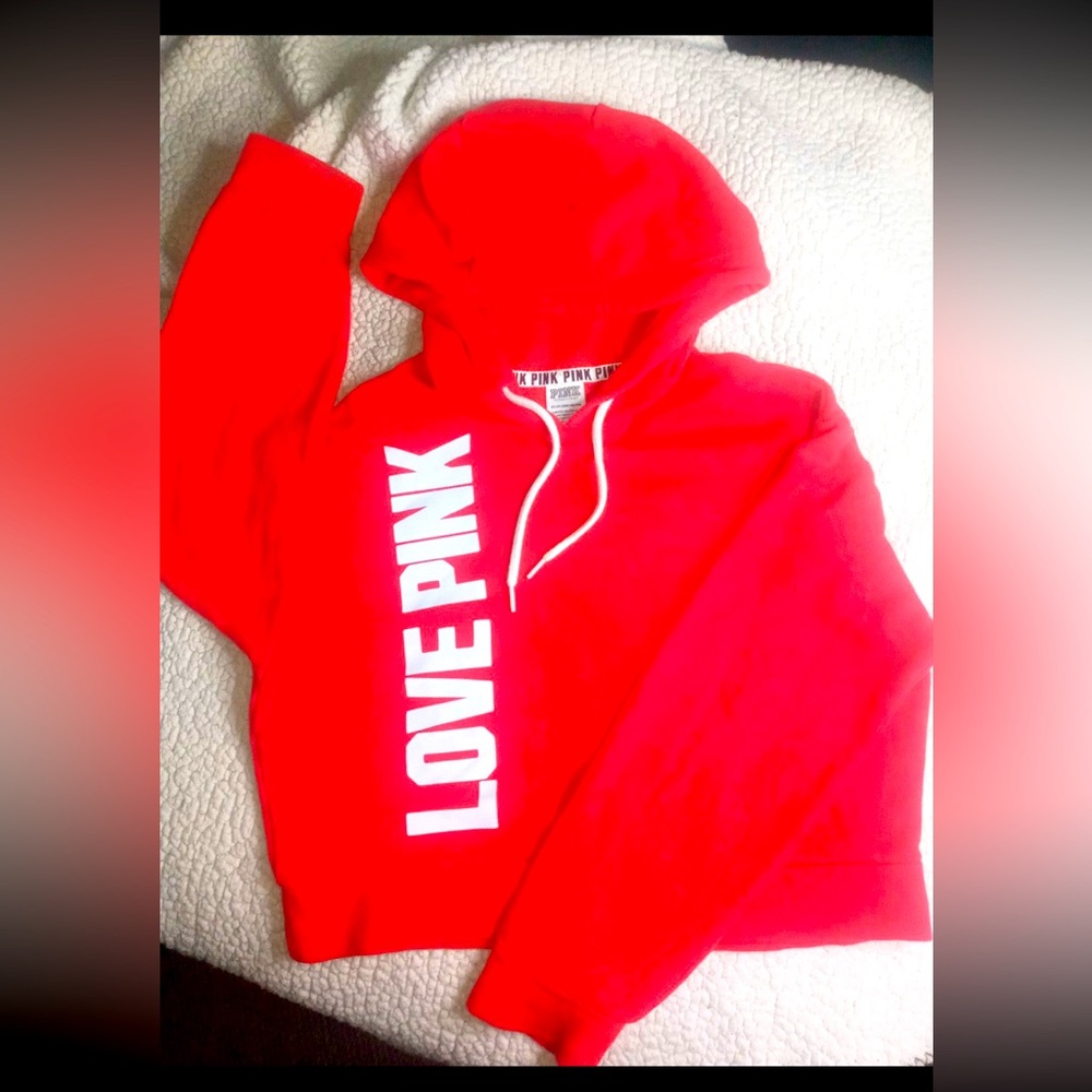 Victoria’s Secret Pink red hoodie